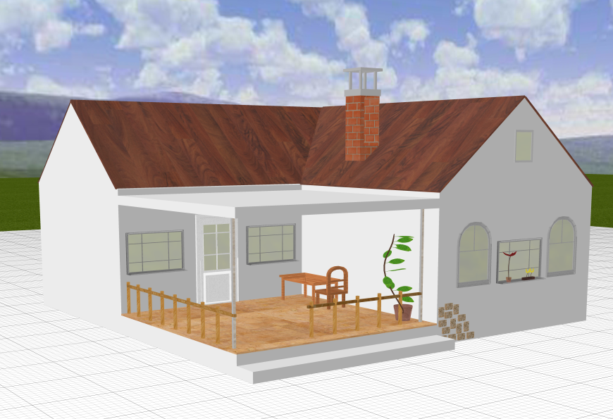 screenshot of 3D House Planner